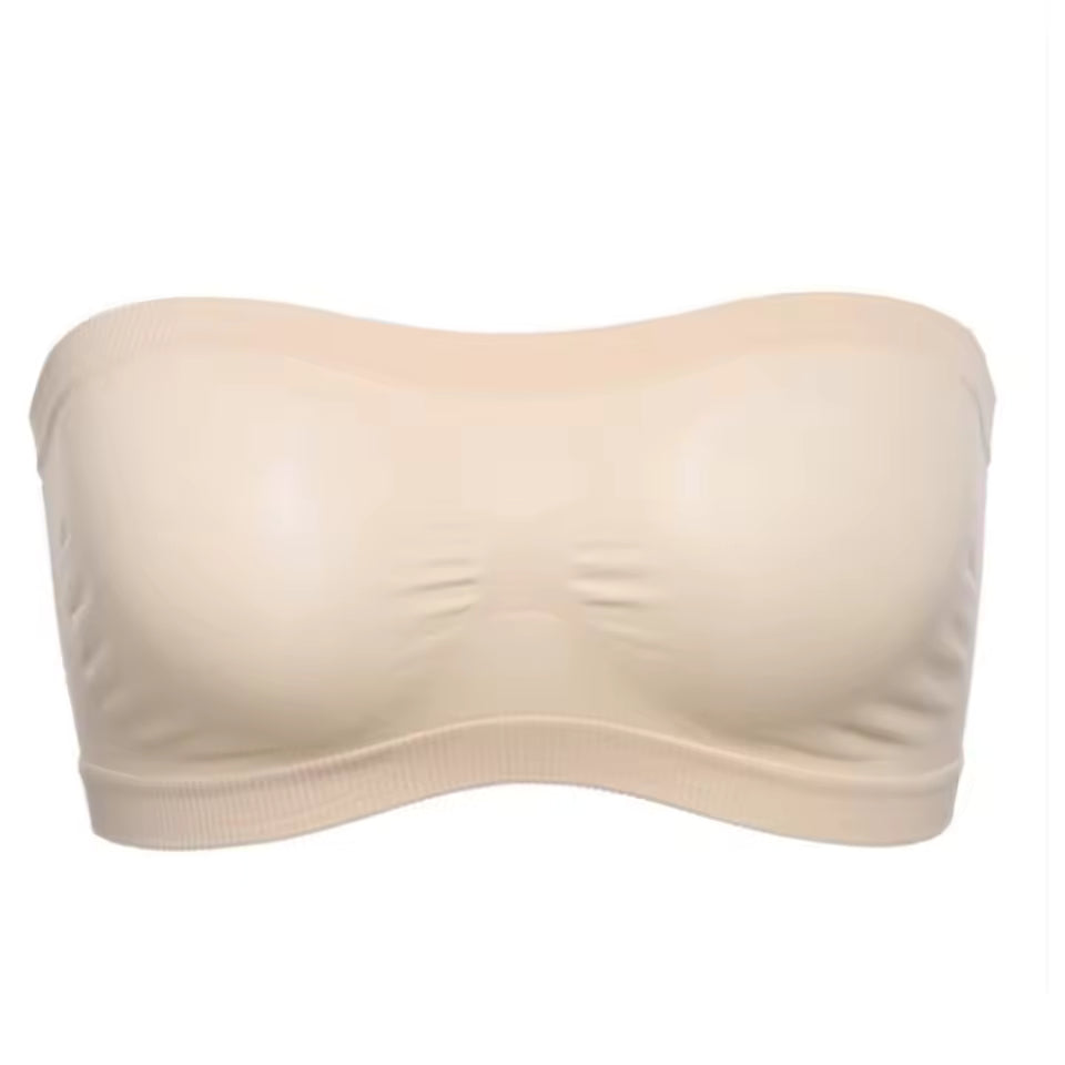 Summer Sexy Invisible Bra for Women Strapless Seamless Underwear Backless Push Up Bralette Tube Top Mujer Brassiere
