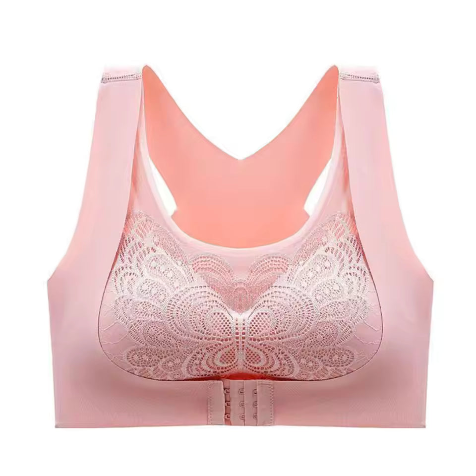 Women Brassiere Front Closure Posture Corrector Bras Sports Underwear Breathable Cross Beauty Back Wireless Female Underwear