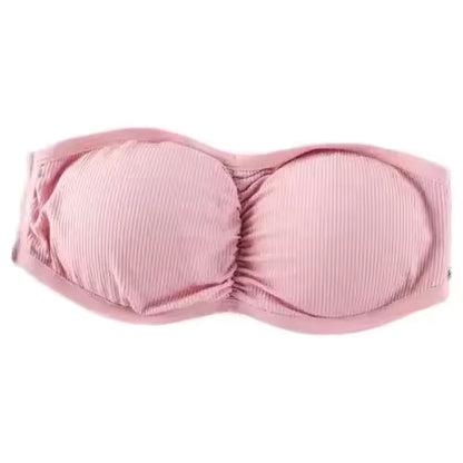 Seamless One-piece Tube Top Women Solid Color Soft Cotton Tube Top Bra Womens Strapless Bra Womens Underwear Padded Tube Top