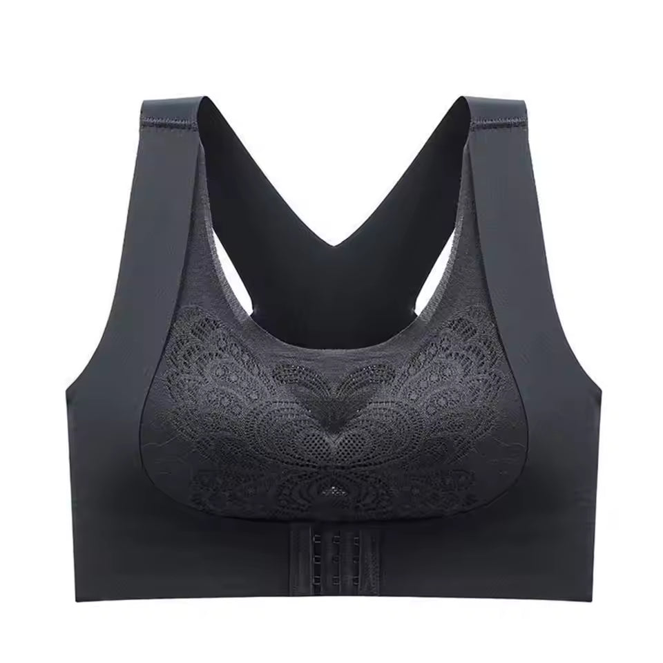 Women Brassiere Front Closure Posture Corrector Bras Sports Underwear Breathable Cross Beauty Back Wireless Female Underwear