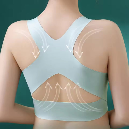 Women Brassiere Front Closure Posture Corrector Bras Sports Underwear Breathable Cross Beauty Back Wireless Female Underwear