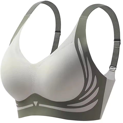 New Design Nylon Wireless Push Up Bra Cotton Breathable High Support Underwear Bra Seamless Design Liftup Bra Women