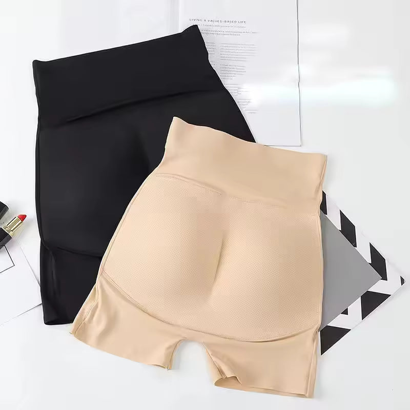 Summer Butt Lifter Pants Women Fake Buttocks Plump Hips Body Shaping Panties Fake Ass Pad Shapewear Safety Shorts For Ladies