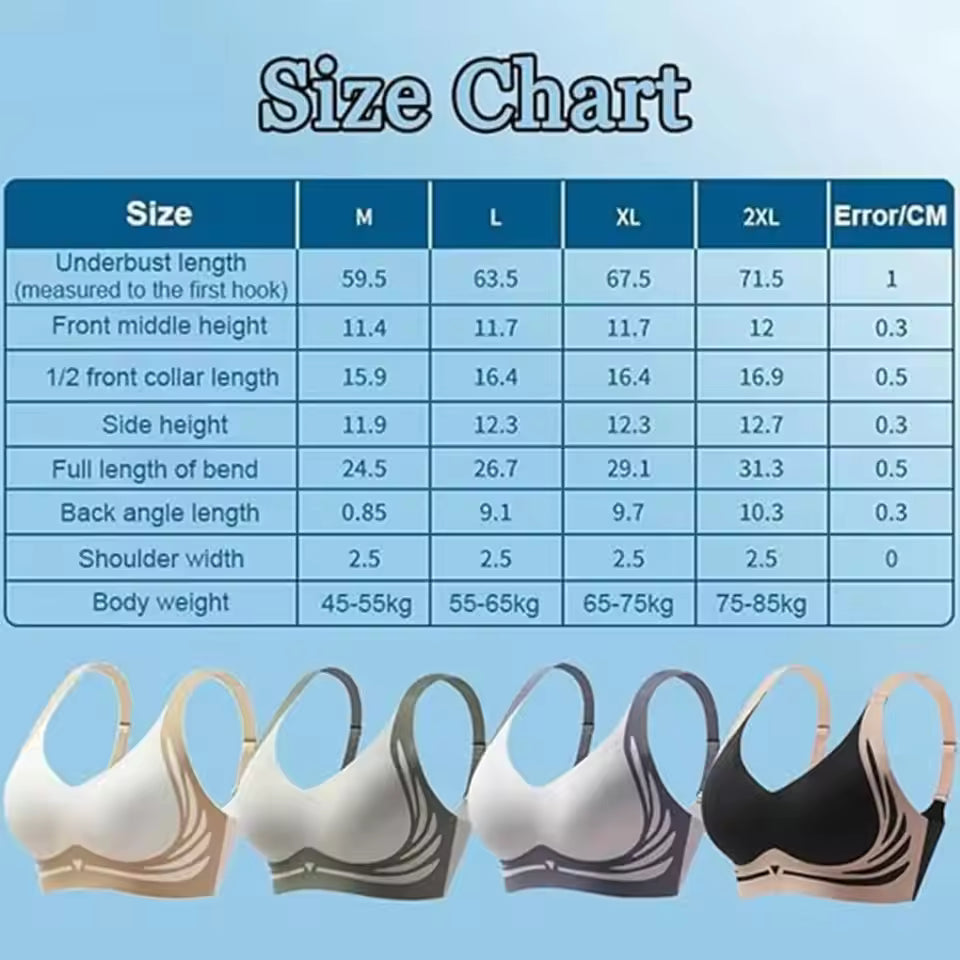 New Design Nylon Wireless Push Up Bra Cotton Breathable High Support Underwear Bra Seamless Design Liftup Bra Women