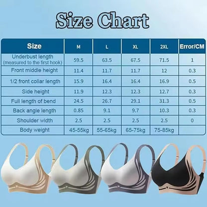 New Design Nylon Wireless Push Up Bra Cotton Breathable High Support Underwear Bra Seamless Design Liftup Bra Women