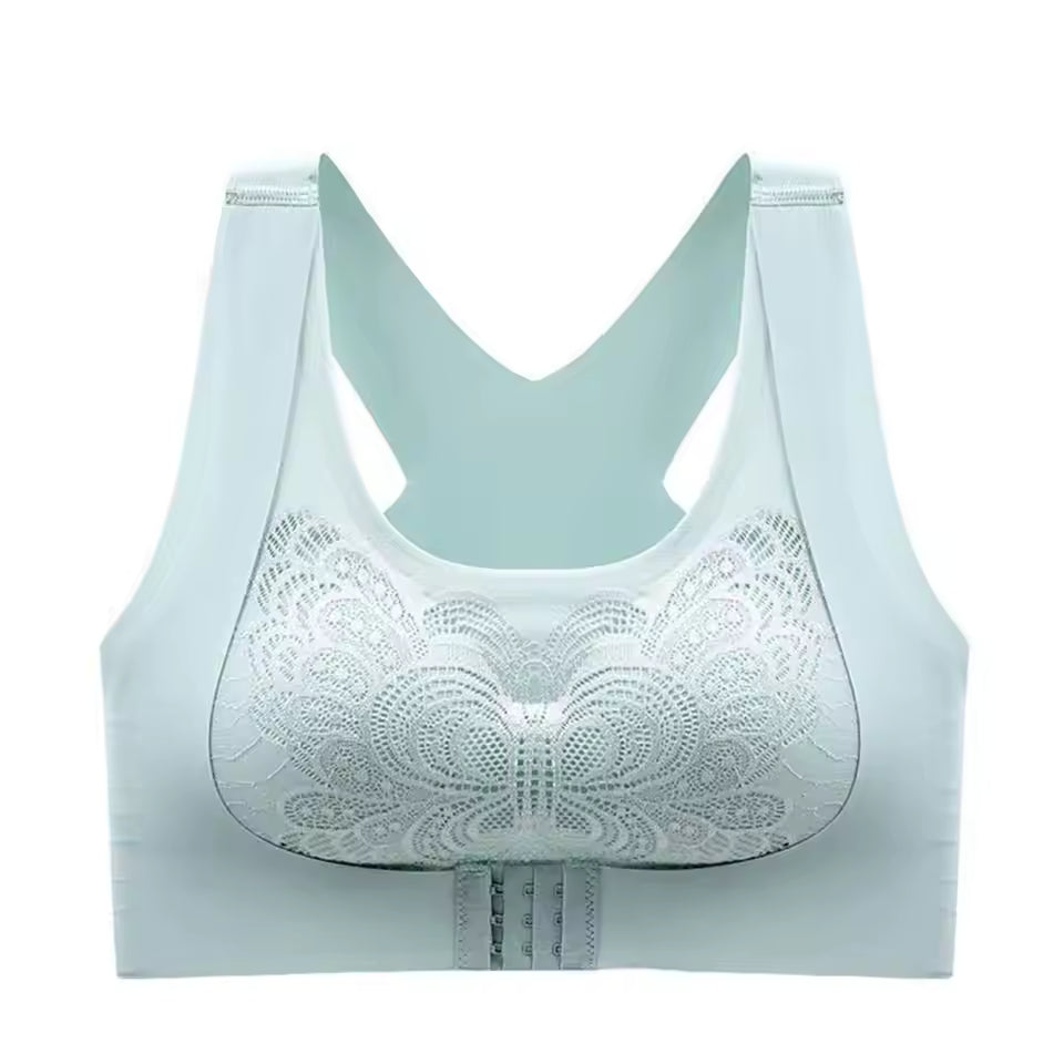 Women Brassiere Front Closure Posture Corrector Bras Sports Underwear Breathable Cross Beauty Back Wireless Female Underwear
