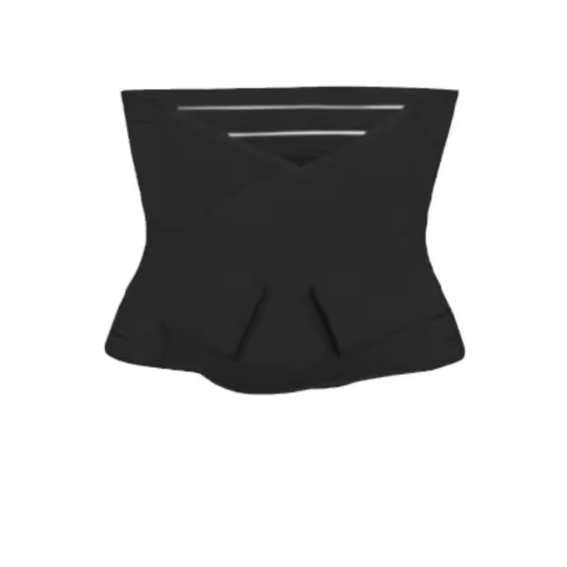 Memory soft rubber bone reinforcement shaping girdle body belt breathable fabric High fit Multitightening soft skinfriendly