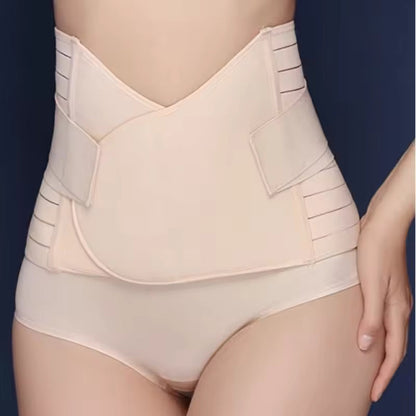 Memory soft rubber bone reinforcement shaping girdle body belt breathable fabric High fit Multitightening soft skinfriendly