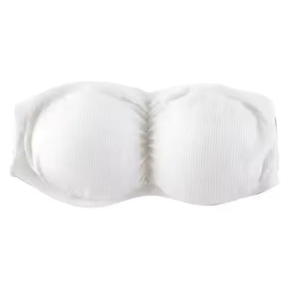 Seamless One-piece Tube Top Women Solid Color Soft Cotton Tube Top Bra Womens Strapless Bra Womens Underwear Padded Tube Top