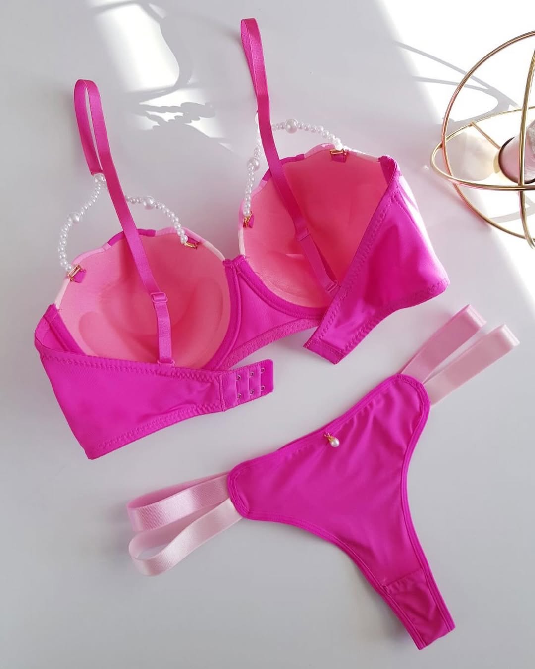 Beach Style Ice Cream inspired Push-up Bra Set